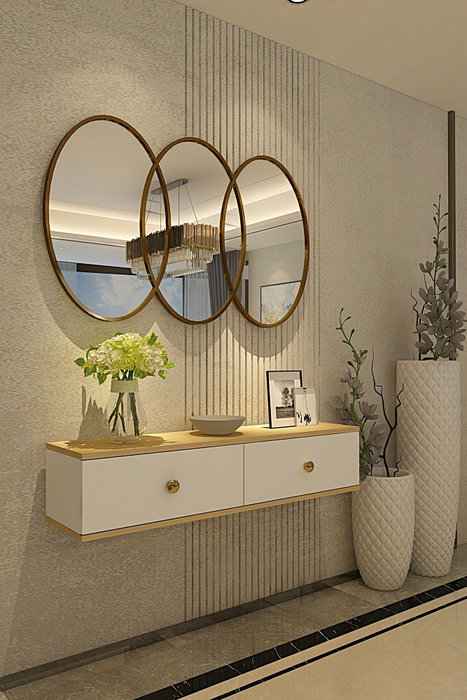 Hanah Home Zuzu 120 - Roble Zafiro y Blanco